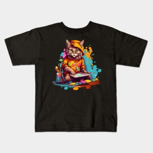 Furry Painter Kids T-Shirt